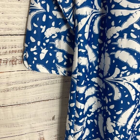 Katherine way Dress Womens Size S UPF 50 + Game Way V Neck Shift jersey Floral - Picture 4 of 11